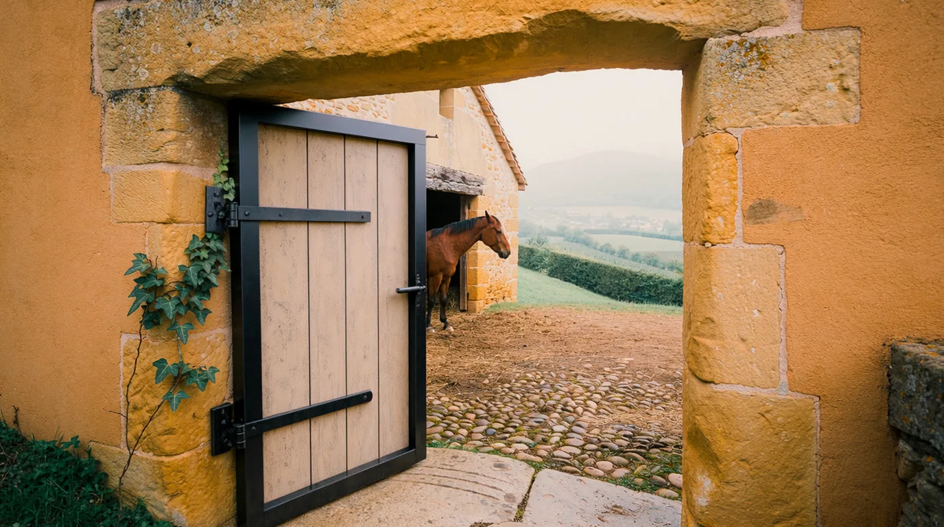 Entrée, Élevage Po'Neys des Dombes, centre équestre à Sainte-Olive
