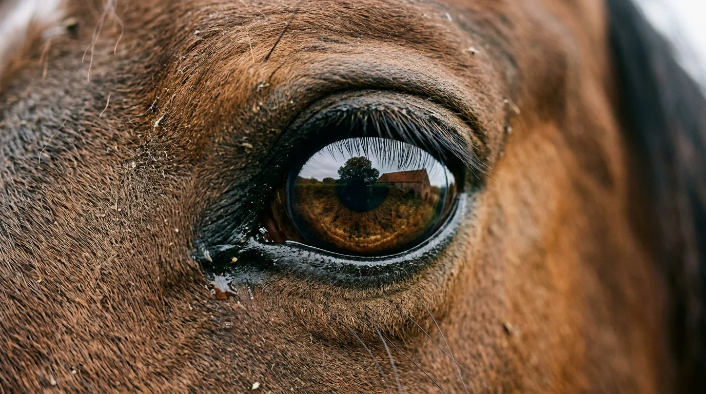 Un regard de cheval, Élevage Po'Neys des Dombes, Sainte-Olive
