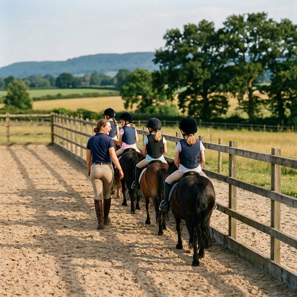 Cours de poney à Sainte-Olive, Ain